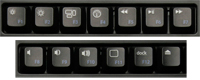 Top Row Driverless Hot Keys