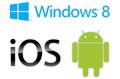 Designed for Windows 8, compatible with Android and iOS