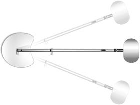 Top View of Workrite AST Astra User Friendly Ergonomic LED Task Lighting