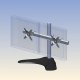 Ergotech 100-D16-B02 Dual LCD Monitor Horizontal Desk Stand