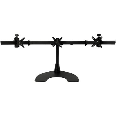 Triple Monitor Desk Stand Ergotech 100 D16 B03 Standard Wings