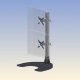 Ergotech 100-D28-B11-HD Dual Vertical Heavy Duty LCD Desk Stand