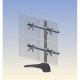 Ergotech 100-D28-B22 Quad Monitor (2 over 2) LCD Desk Stand