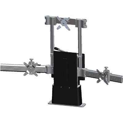 Ergotech 900-F20-B12 Apex Dual Tiered (1 over 2) Flush Mount