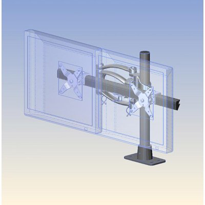 Ergotech 200-F16-B02 Dual Horizontal Articulating Arm Mount