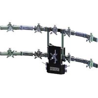 Ergotech 900-S16-B55 Apex Dual Tiered (5 over 5) Slat Wall Mount 