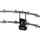 Ergotech 900-S16-B55 Apex Dual Tiered (5 over 5) Slat Wall Mount 