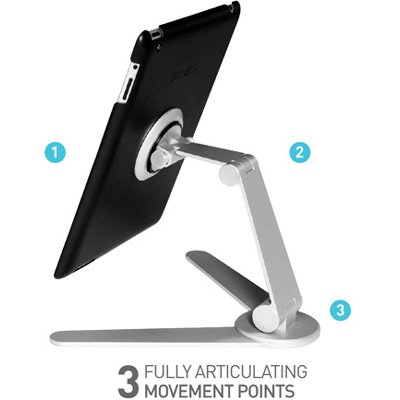VersaStand's 3 fully articulating movement points