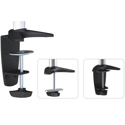 Grommet and desk clamp mount in one