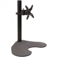 Ergotech 100-D16-B01 Single LCD Monitor Desk Stand with 16" Pole