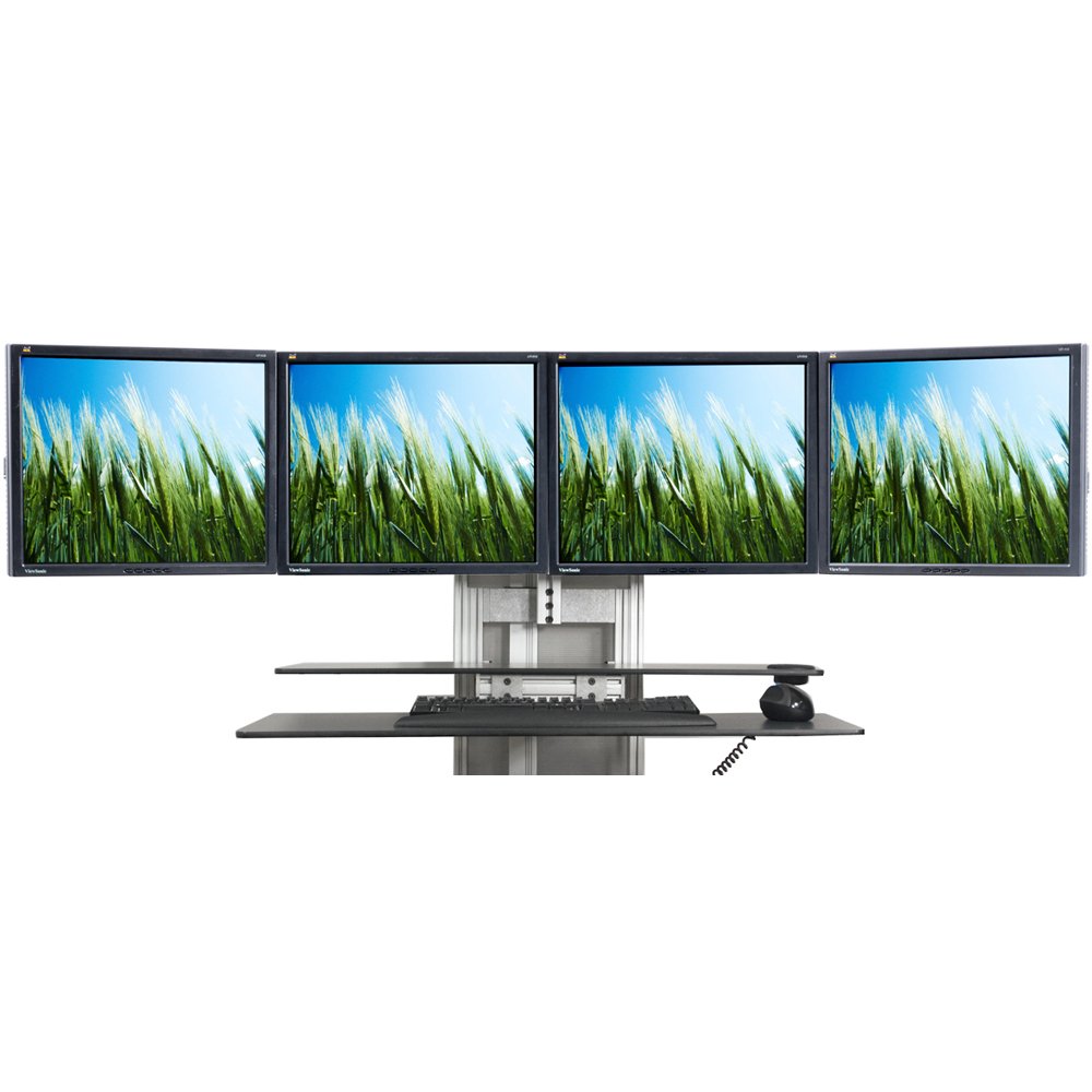 700-DEVICE-04 One Touch Quad 4 Across Monitor Mounting Kit