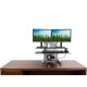 Ergotech 700-FREE-G One Touch Free Stand Sit-Stand Workstation