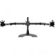 Ergotech Triple Monitor Desk Stand with Telescoping Wings 100-D16-B03-TW 