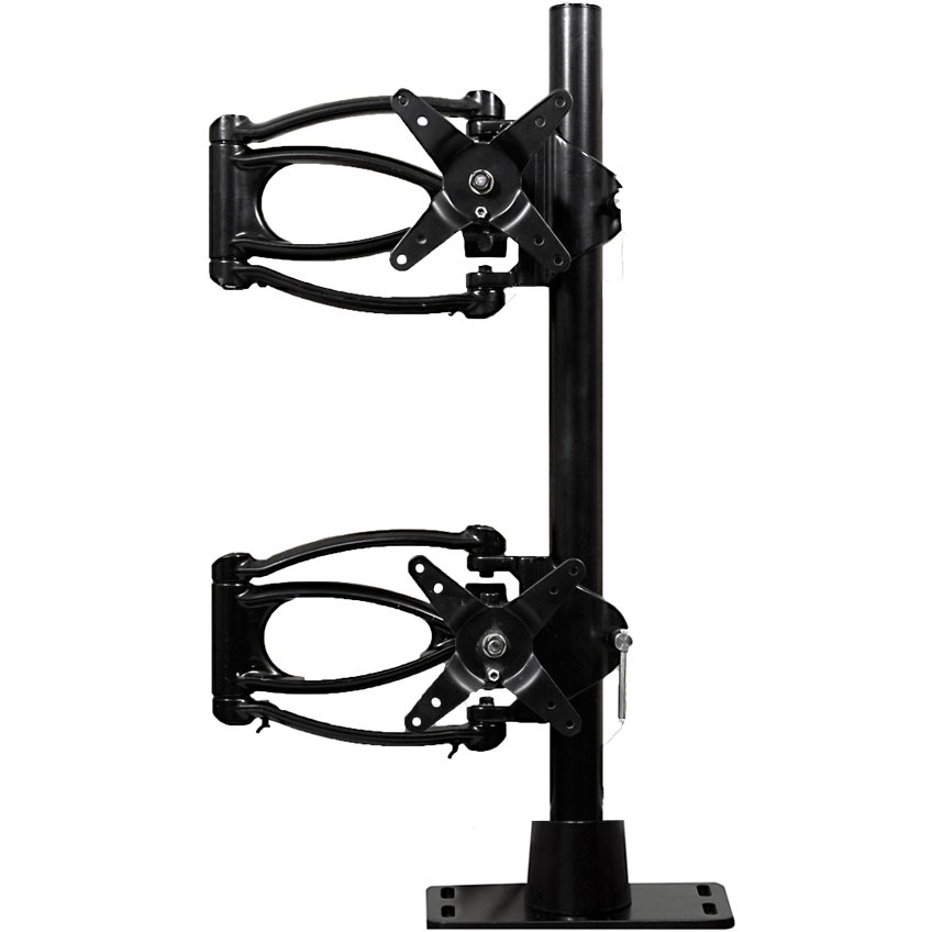 Ergotech 200-F28-B11-AP 200 Series Dual Vertical Monitor Arm