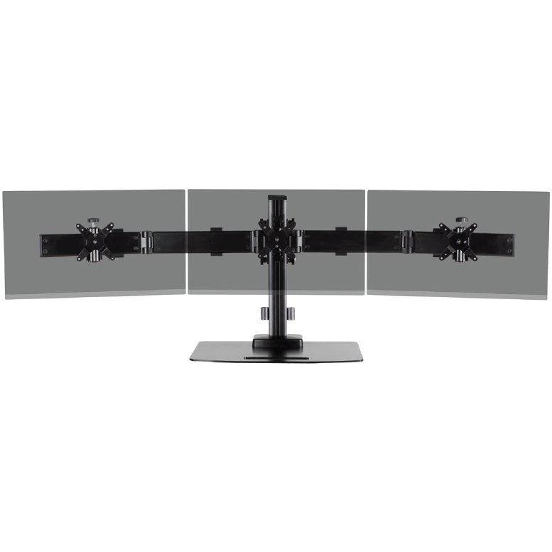Ergotech Triple Monitor Horizontal Desk Stand 130 D16 B03