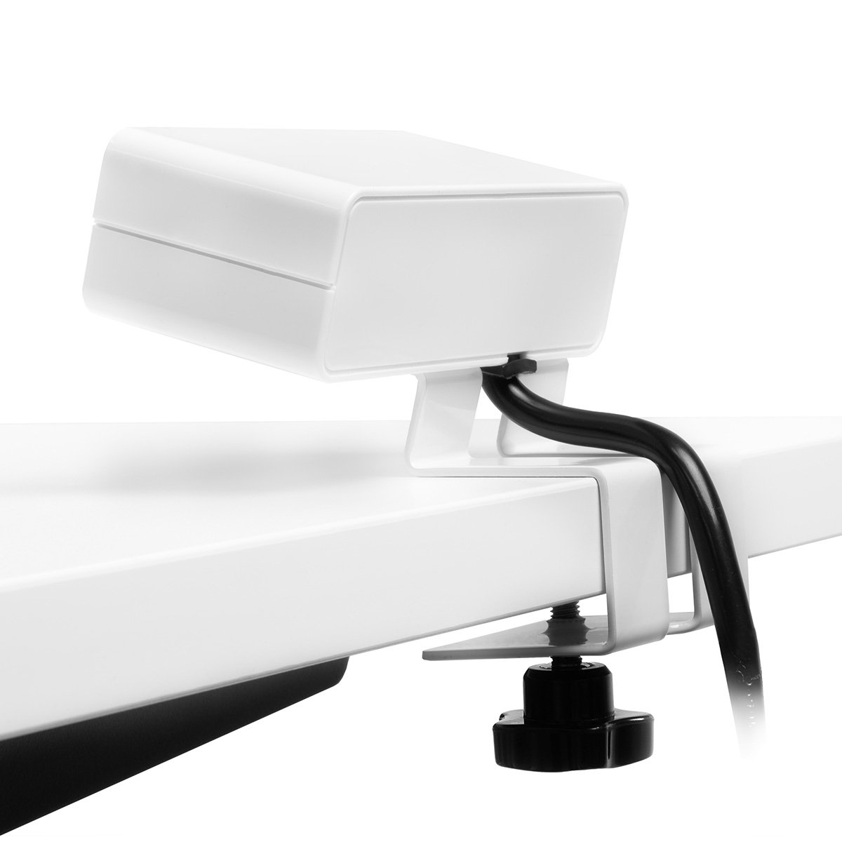 Clamps to desk edge