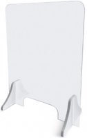 Ergotech SHIELD-2430-WHT Flex-Shield Protective Countertop Screen