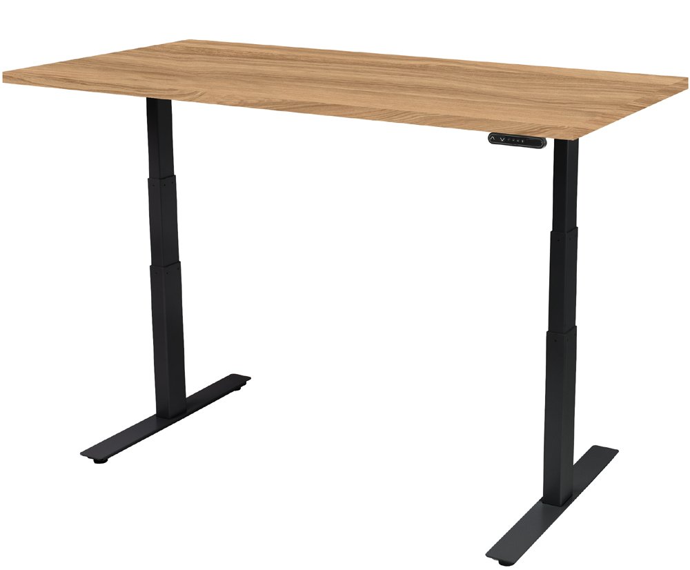 HILO-BASE-BLK - Black base and HILO-TOP-NAT - Natural wood top