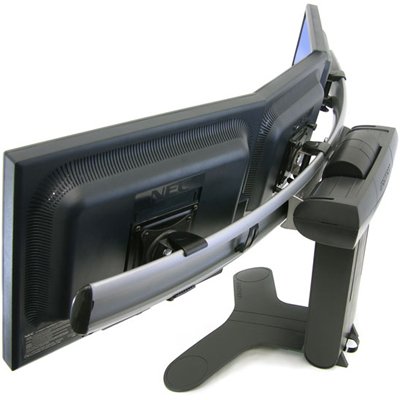 Side View of Ergotron 33-296-195 LX Triple Display Lift Stand