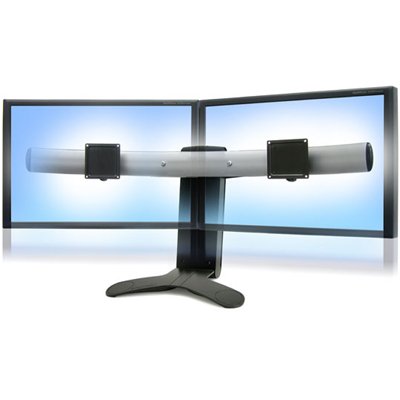 Ergotron LX Widescreen Dual Display Lift Stand 33-296-195