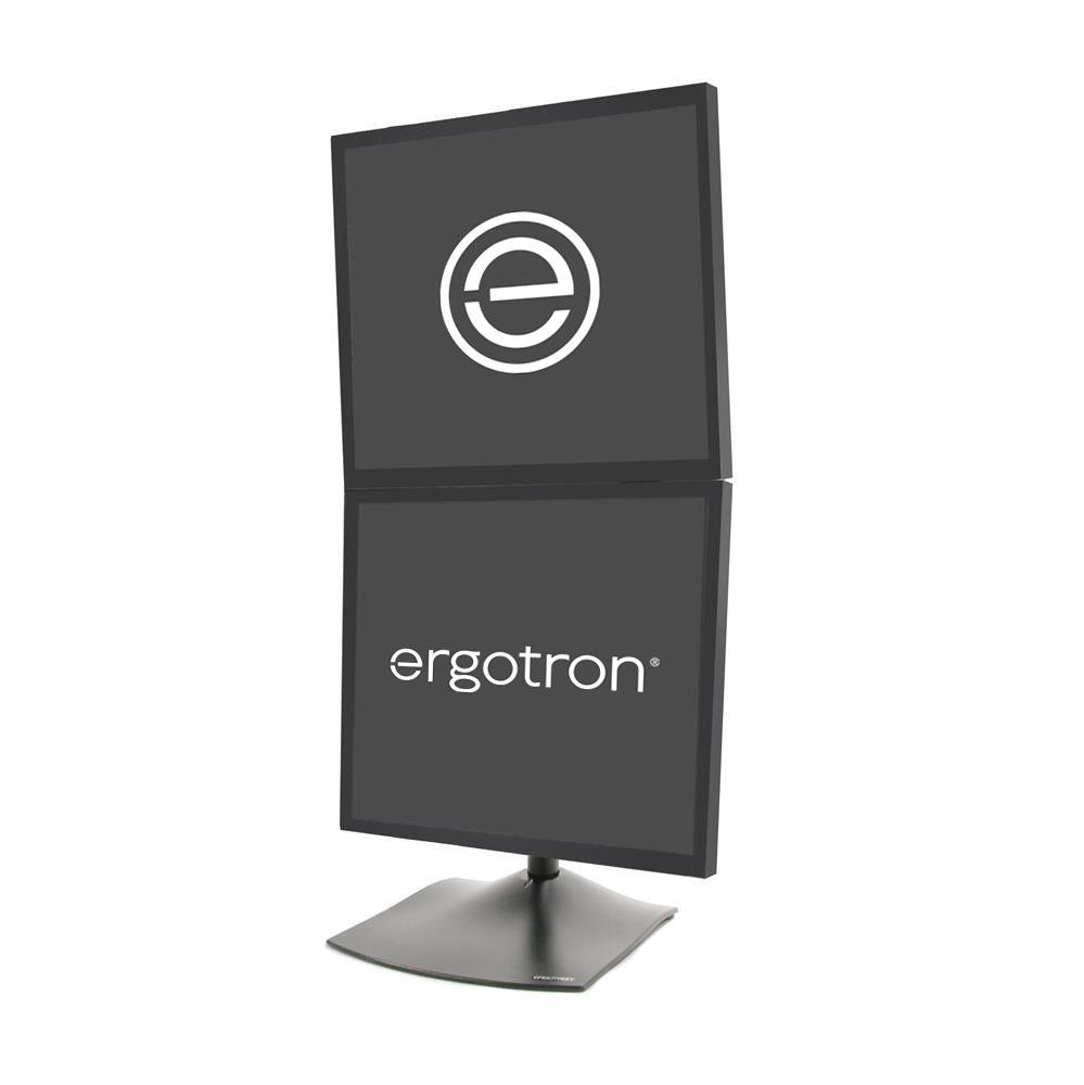 Ergotron 33-091-200 DS100 Dual-Monitor Desk Stand, Vertical