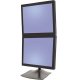 Ergotron 33-091-200 DS100 Dual-Monitor Desk Stand, Vertical