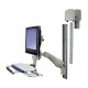 Ergotron 28-483-180 HD Combo Arm with Medium CPU Holder Grey 28483180 Discontinued