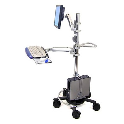 Ergotron LX Mobile WorkStand Computer Cart. Note: Optional Parts to purchase separately.