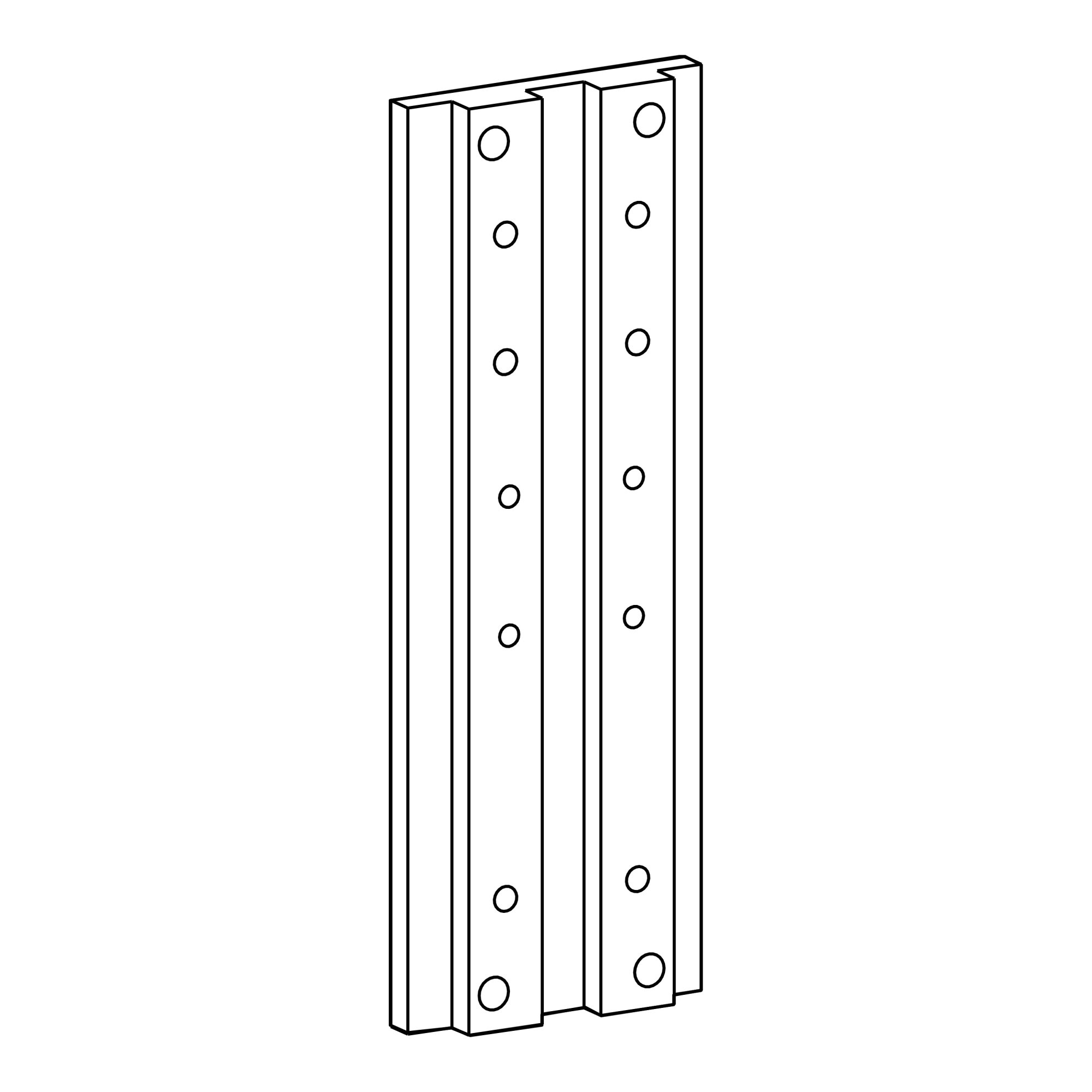 97-091 Wall Track Mount Bracket Kit