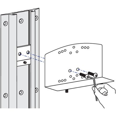 Ergotron 60-156 Track Mount Bracket Kit for CPU Holders