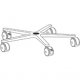 Ergotron 33-061 FP Mobile Workstand Base and Casters