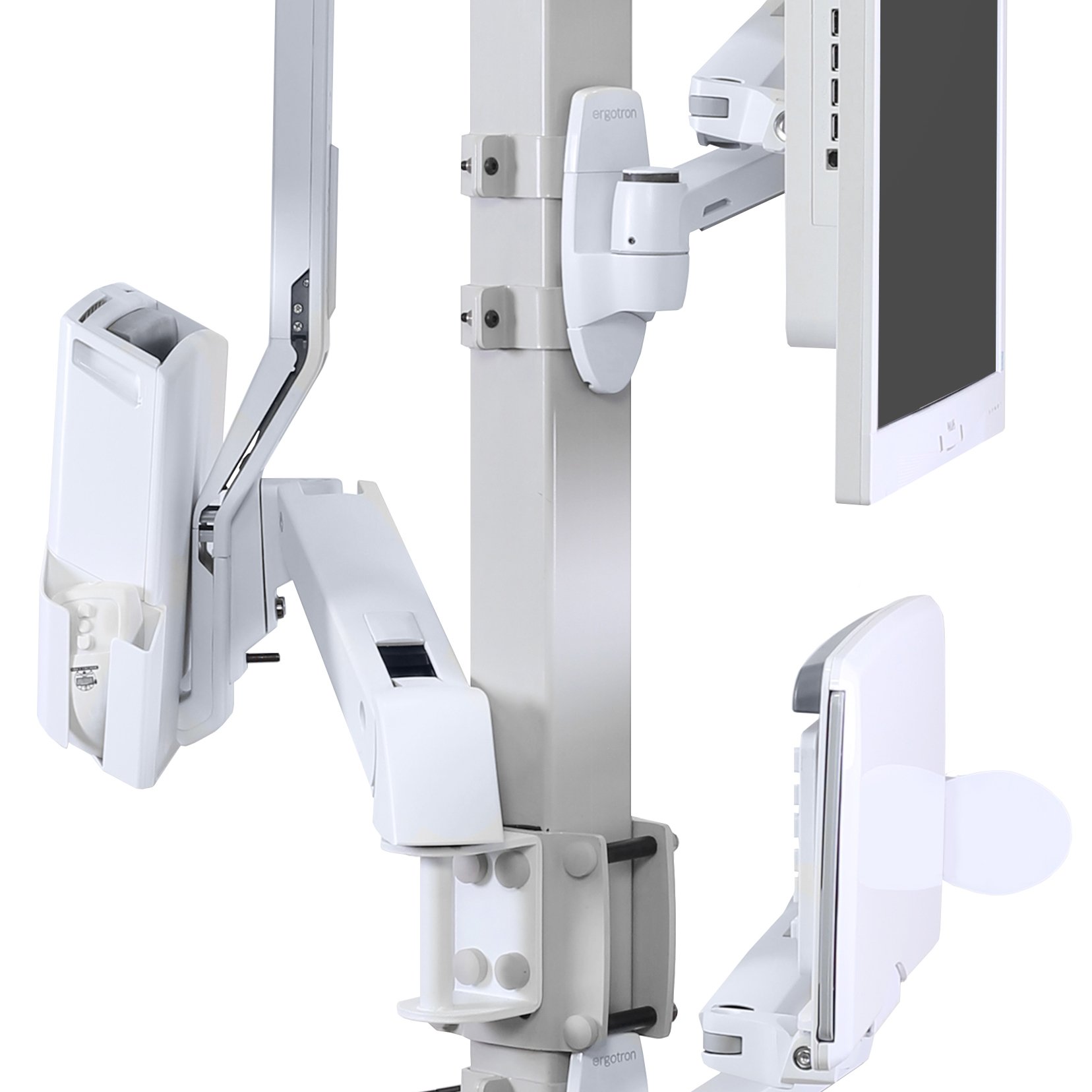 Ergotron 60-154-100 Brackets for 3" x 3" Command Post