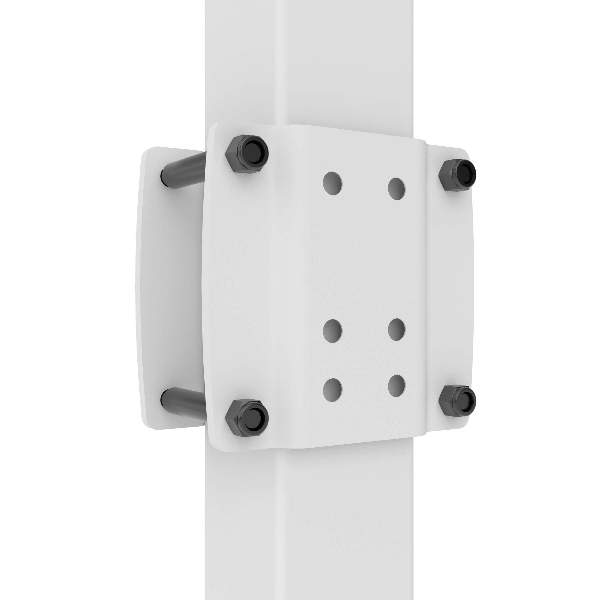 60-154-100 - Grey 3" x 3" Post Mounting Solutions Bracket