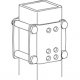 Ergotron 60-154-100 Brackets for 3" x 3" Command Post