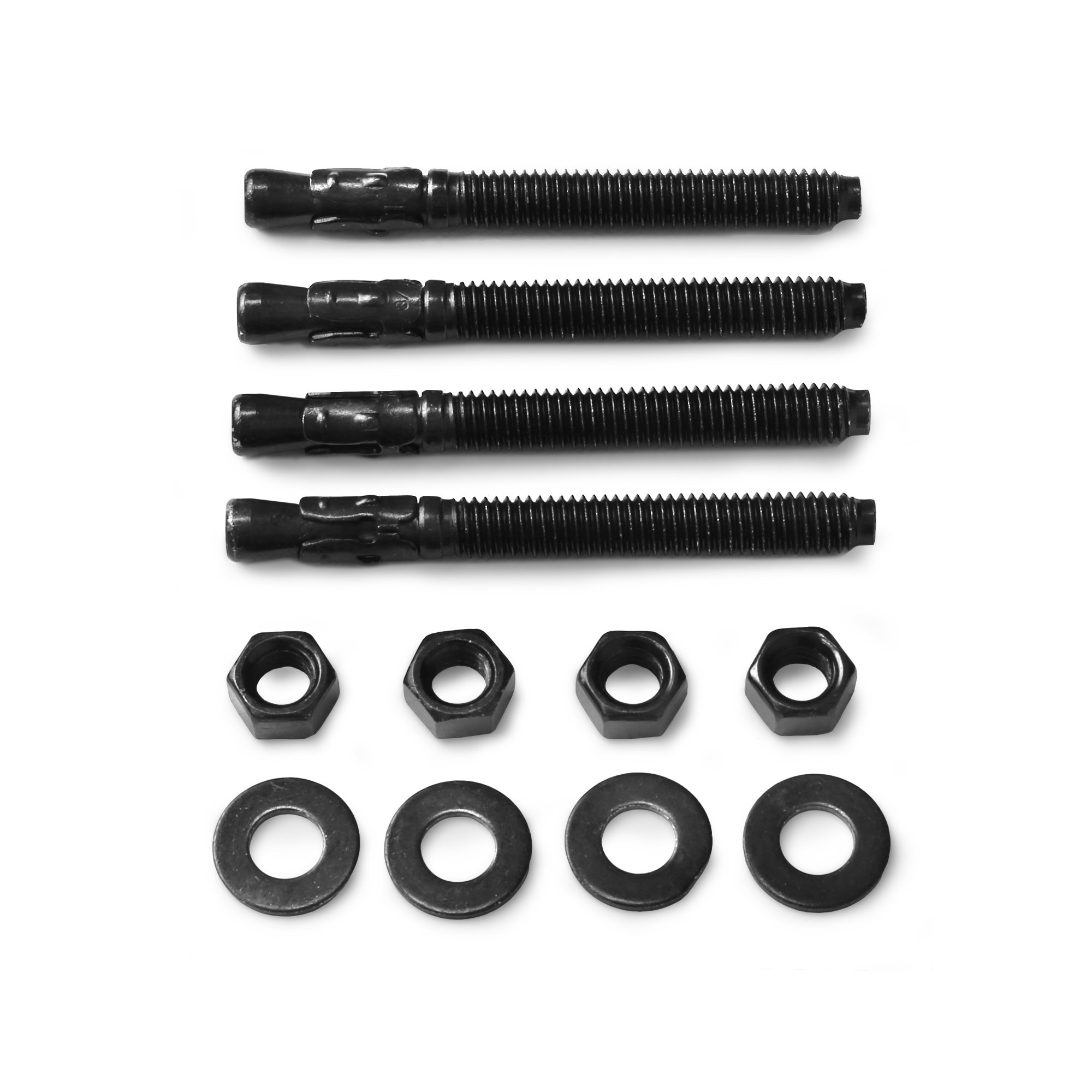 90-018 - Grey Hardware Kit (4 stud anchors for attaching 60-360-100 to a concrete base)