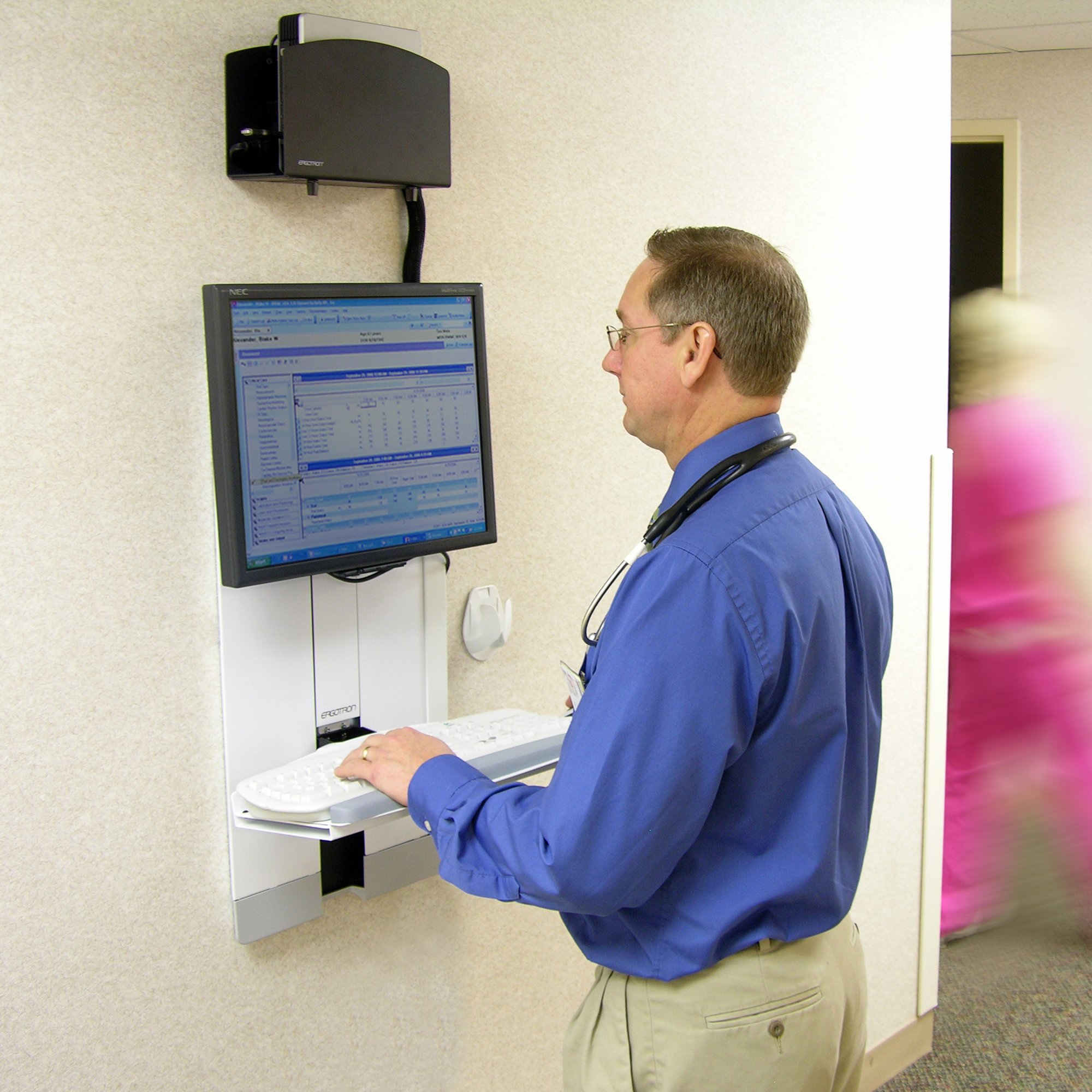 Ergotron 60-593-216 StyleView Vertical Lift, High Traffic Areas