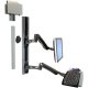 Ergotron 45-238-195 LX Wall Mount System with Vertical CPU Holder DISCONTINUED