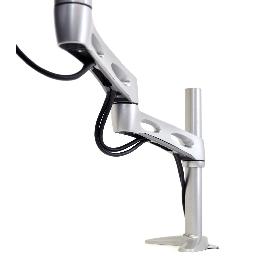 Cables of Ergotron 45-235-194 Neo-Flex Monitor Arm neatly tucked inside!