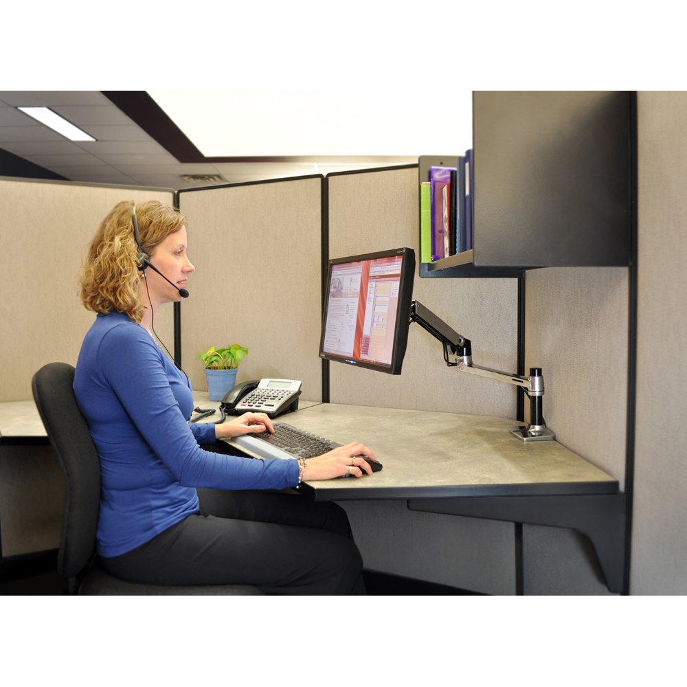 Ergotron 45-241-026 Monitor Arm at your desk