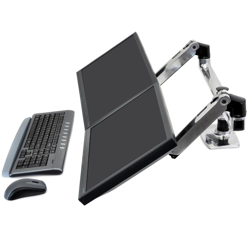 Ergotron 45-245-026 LX Dual Side-by-Side Arm