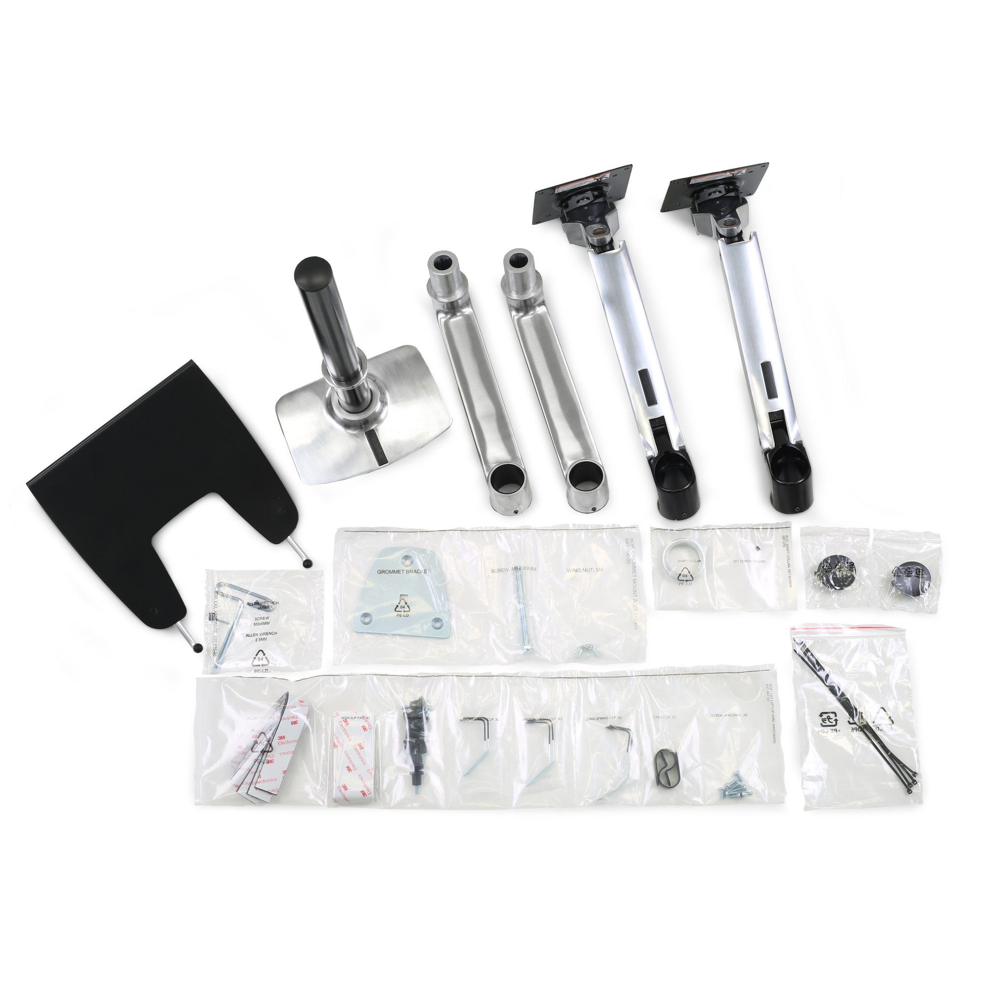 Ergotron 45-248-026 LX Dual Stacking Arm