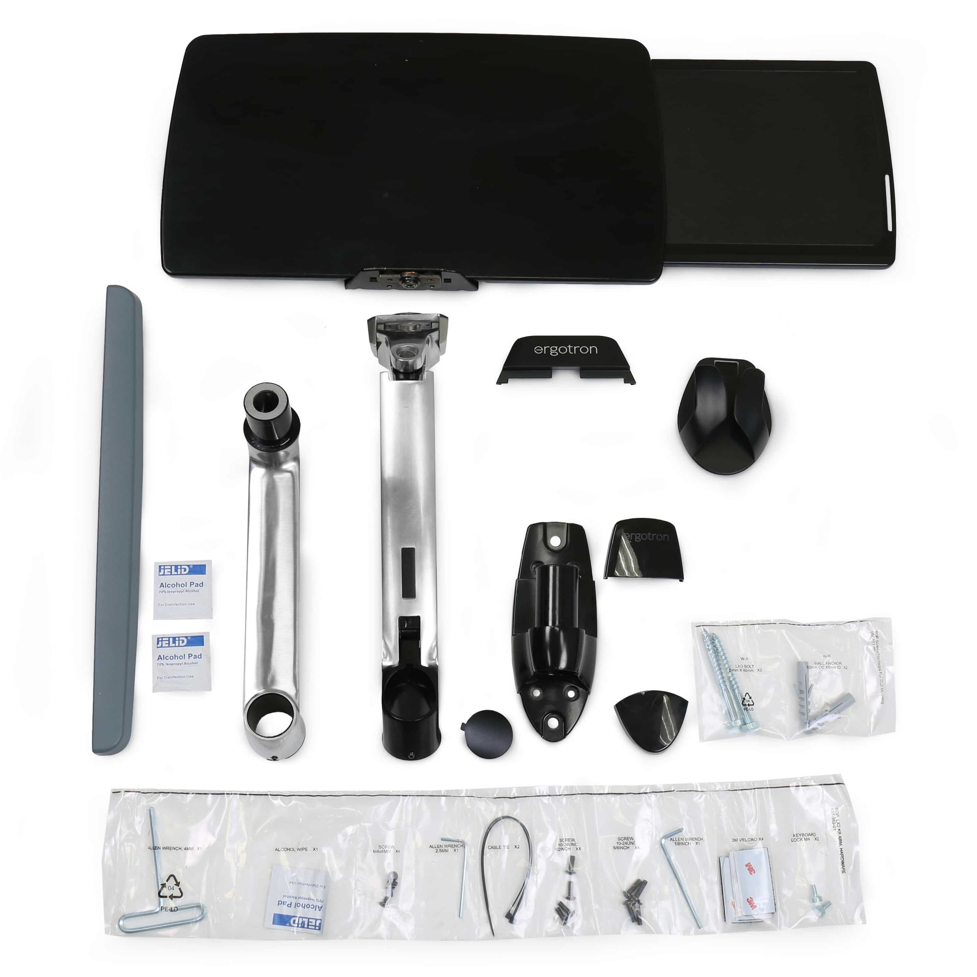 Ergotron 45-246-026 LX Wall Mount Keyboard Arm