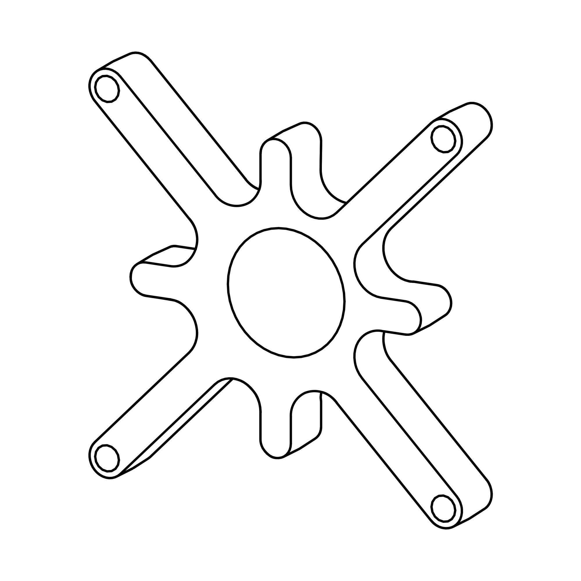 Ergotron 97-501 Spacer Kit for Recessed Display Interface