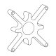 Ergotron 97-501 Spacer Kit for Recessed Display Interface
