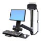 Ergotron 45-252-200 StyleView HD Combo System with Small CPU Holder