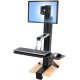 Ergotron 33-342-200 WorkFit-S, Single LD Sit-Stand Workstation 