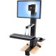 Ergotron 33-344-200 WorkFit-S, Single HD Sit-Stand Workstation