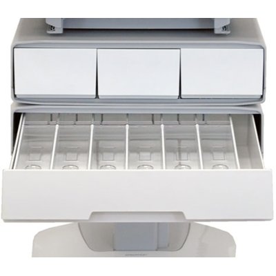 Ergotron SV32-81224 StyleView Patient Healthcare Delivery PHD LCD Cart Powered with 4 Drawers 
