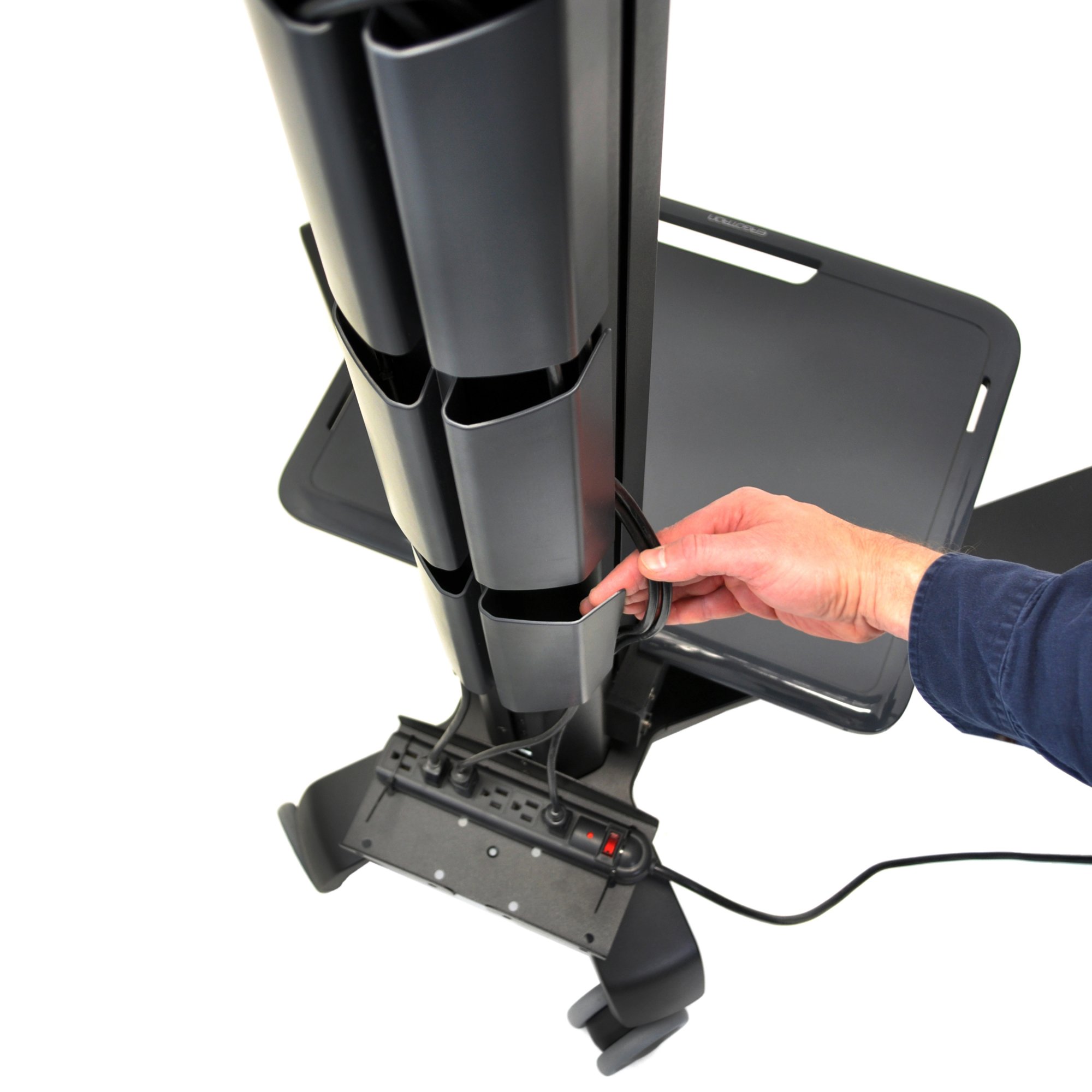 Ergotron 24-192-085 Neo-Flex Mobile MediaCenter UHD