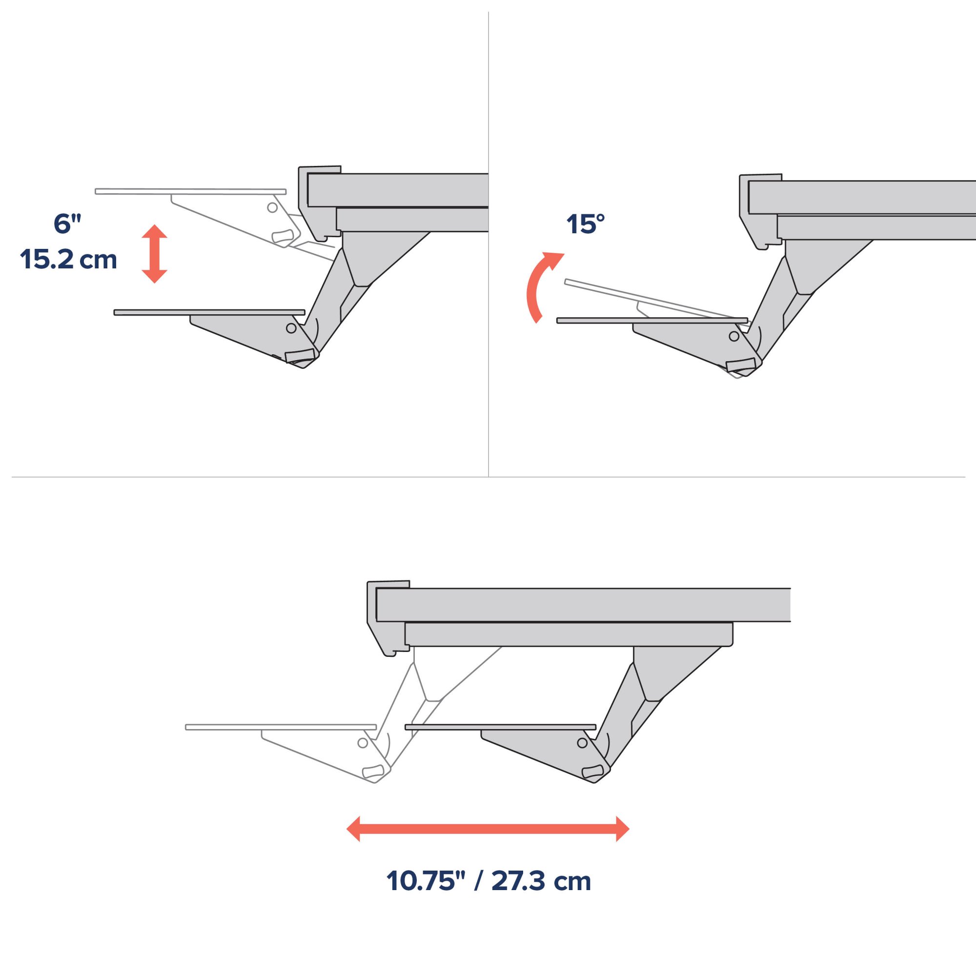 Ergotron 97-582-009 Neo-Flex Underdesk Keyboard Arm